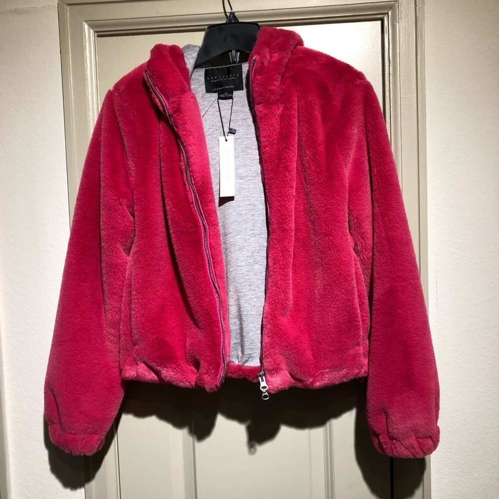 Hot Pink Bomber Jacket